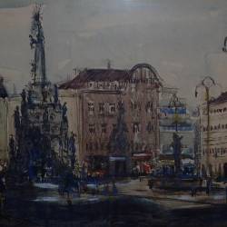 Malované obrazy měst a staveb