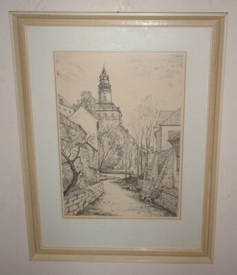 ZÁMEK ČESKÝ KRUMLOV - NEZNÁMÝ AUTOR