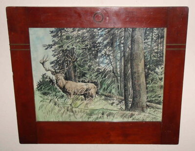 LOVECKÝ MOTIV - MAJESTÁTNÝ JELEN - ŽIDLICKÝ JIŘÍ