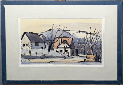 VES V ZIMĚ - KOPÁČEK PAVEL