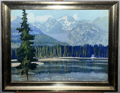 JEZERO POD HORAMI - NEZNÁMÝ AUTOR