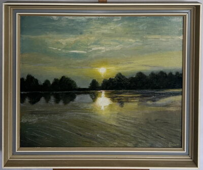 ZÁPAD SLUNCE NAD ŘEKOU - SLÁDEK