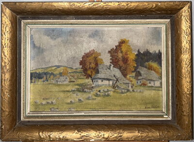 CHALUPY V ZAČÍNAJÍCÍM PODZIMU - SIGNOVÁN