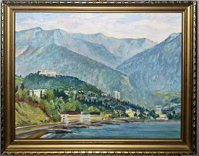 POBŘEŽNÍ MĚSTO POD HORAMI - NEZNÁMÝ AUTOR