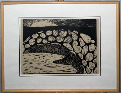 VÝCHOD SLUNCE U BŘEHU - NEZNÁMÝ AUTOR