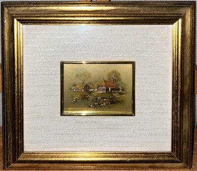 MALEBNÉ CHALOUPKY U VODY - NEZNÁMÝ AUTOR