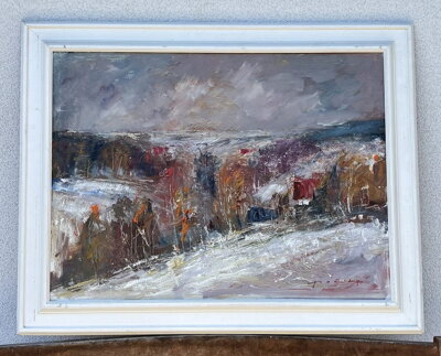 EXPRESIVNÍ ZIMNÍ KRAJINA VYSOČINY - BUČIL JIŘÍ