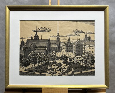 POHLED NA BRNO - DVOŘÁČEK LUDVÍK MARIA IGNÁC