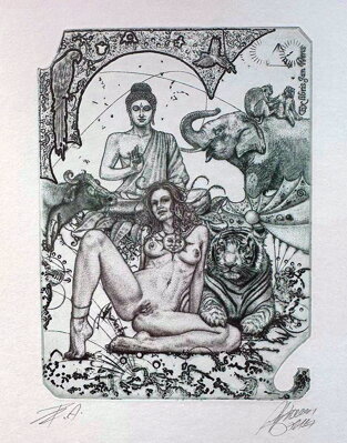 AKT BUDDHOVO POKUŠENÍ - HUJBER GÜNTER