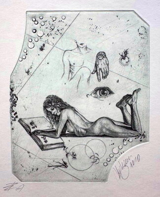 AKT - ČTENÁŘKA - HUJBER GÜNTER