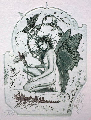 AKT - DÍVKA S MOTÝLEM - HUJBER GÜNTER