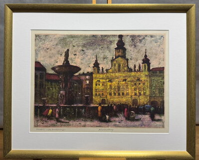 NÁMĚSTÍ V ČESKÝCH BUDĚJOVICÍCH - OBERTHOR KAREL