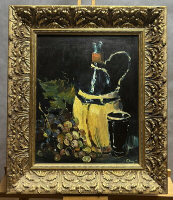 ZÁTIŠÍ S VÍNEM - POKORNÝ JAN