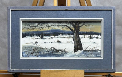 OSTRÝ, PRSA MATKY BOŽÍ ZIMNÍ POHLED - POLATA KAREL