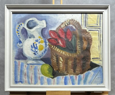 ZÁTIŠÍ S TULIPÁNY A ZDOBENÝM DŽBÁNEM - SIGMUND ZDENĚK