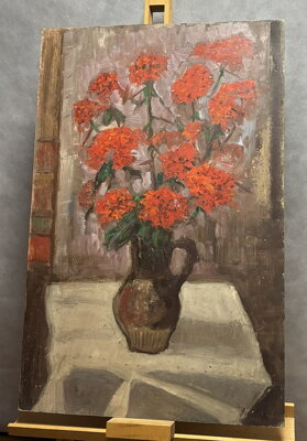 ZÁTIŠÍ KYTICE - ŠUSTR ANTONÍN