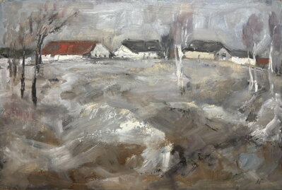 ZIMA ZA VESNICÍ - ŠUSTR ANTONÍN