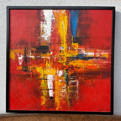 ABSTRAKTNÍ EXPRESIONISTICKÁ MALBA - SIGNOVÁN