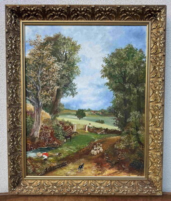 THE CORNFIELD KUKUŘIČNÉ POLE MALOVANÁ - REPRODUKCE OBRAZU - CONSTABLE JOHN