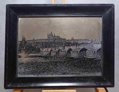 HRADČANY A KARLŮV MOST - NEZNÁMÝ AUTOR