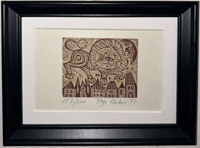 LEV NAD MĚSTEM - ČECHOVÁ OLGA