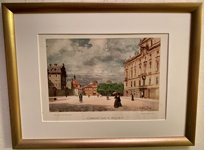 ARCIBISKUPSKÝ PALÁC NA HRADČANECH - JANSA VÁCLAV - REPRODUKCE