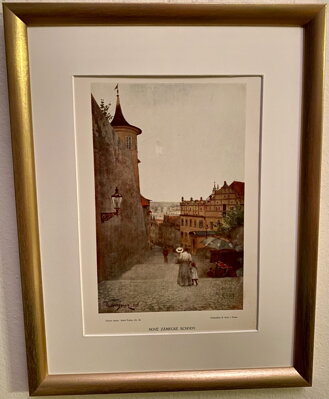 NOVÉ ZÁMECKÉ SCHODY - JANSA VÁCLAV - REPRODUKCE