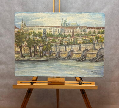 PRAHA POHLED NA HRADČANY - JEŽKOVÁ B.