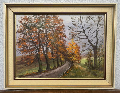 STROMY U CESTY NA PODZIM - KOUSAL JAN