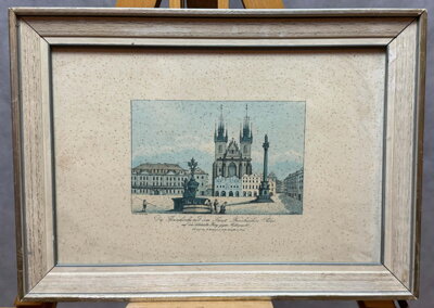 PRAHA STAROMĚSTSKÉ NÁMĚSTÍ - TÝNSKÝ CHRÁM - NEZNÁMÝ AUTOR