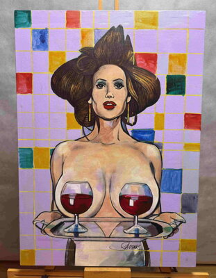 VE VÍNĚ JE PRAVDA - MARGARITA - OBOUSTRANNÝ - SAUDEK PATRIK