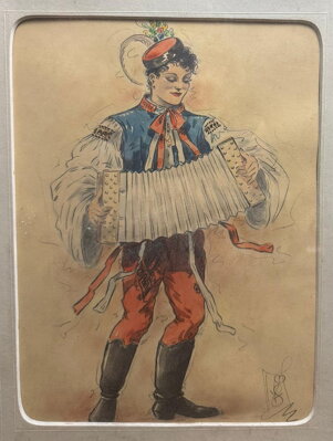 HARMONIKÁŘKA V KROJI - ŠTIKA JAROSLAV