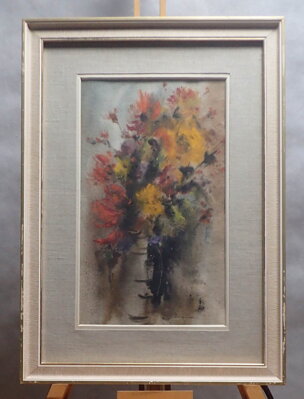 KVĚTINY VE VÁZE - IMPRESE - VONDRÁČEK JOSEF