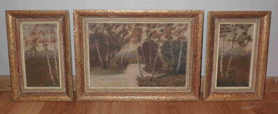 TRIPTYCH PODZIMNÍ KRAJINY - ŽÁK J.