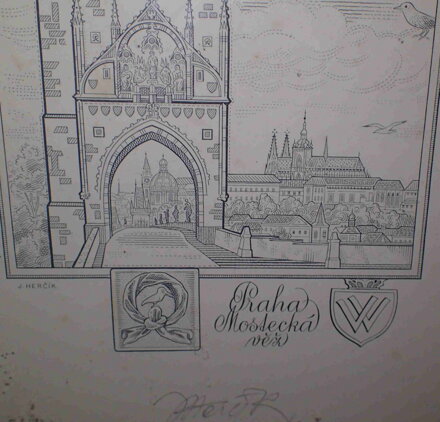 PRAHA - MOSTECKÁ VĚŽ - HERČÍK JOSEF