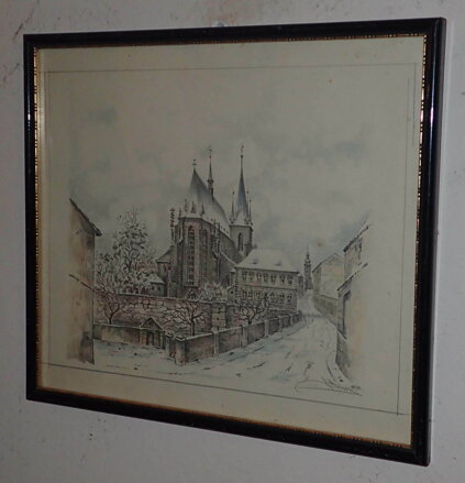 SLANÝ - KOSTEL SV. GOTHARDA - HRBEK B.