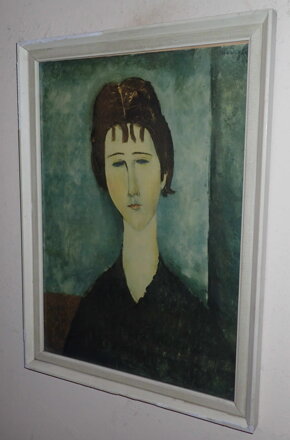 MODIGLIANI CLEMENTE AMEDE LA JEUNE FILLE BRUNE - REPRODUKCE