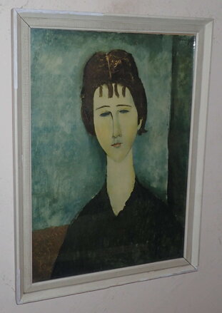 MODIGLIANI CLEMENTE AMEDE LA JEUNE FILLE BRUNE - REPRODUKCE