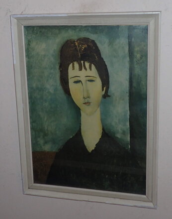 MODIGLIANI CLEMENTE AMEDE LA JEUNE FILLE BRUNE - REPRODUKCE