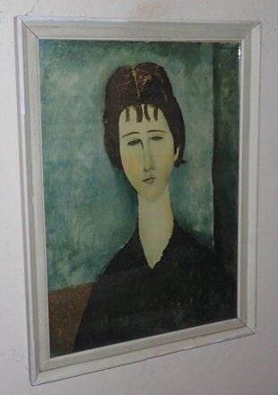 MODIGLIANI CLEMENTE AMEDE LA JEUNE FILLE BRUNE - REPRODUKCE
