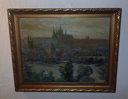 POHLED NA HRADČANY - ŠÍR JAN
