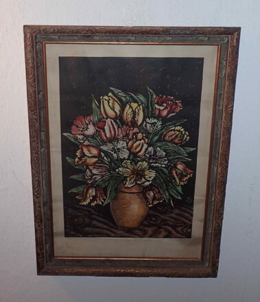 BAREVNÉ TULIPÁNY - SLEPIČKA FRANTIŠEK