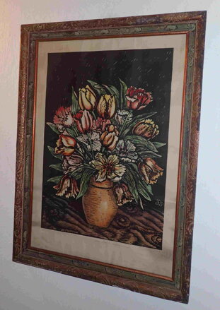 BAREVNÉ TULIPÁNY - SLEPIČKA FRANTIŠEK