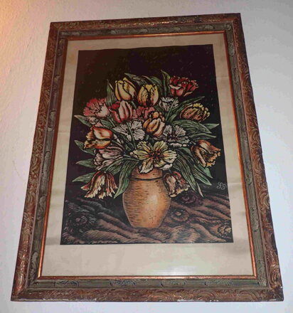 BAREVNÉ TULIPÁNY - SLEPIČKA FRANTIŠEK