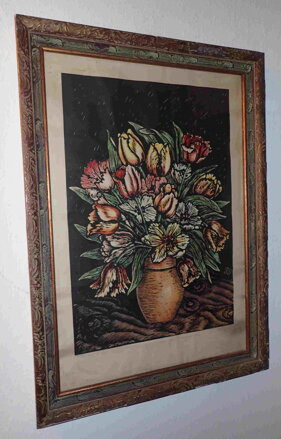 BAREVNÉ TULIPÁNY - SLEPIČKA FRANTIŠEK
