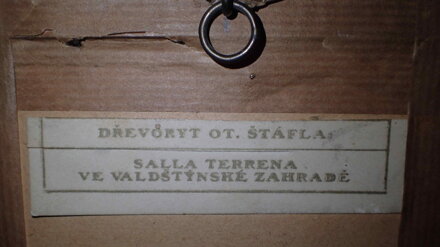 PRAHA SALLA TERRENA VE VALDŠTEJNSKÉ ZAHRADĚ - ŠTÁFL OTAKAR