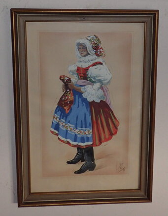 DÍVKA V KROJI - ŠTIKA JAROSLAV