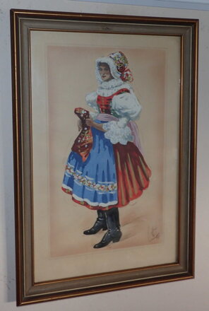 DÍVKA V KROJI - ŠTIKA JAROSLAV