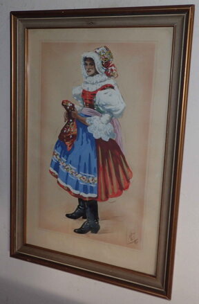 DÍVKA V KROJI - ŠTIKA JAROSLAV