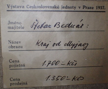 KRAJ OD MYJAVY - BEDNÁR ŠTEFAN